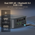 ALLIWAVA GH8 Gaming Mini PC  AMD Ryzen 9 8945HS 8 Cores Max 5 2GHz  32GB RAM 1TB SSD  HDMI DP USB4 USB-C Quad Display  WiFi 6E
