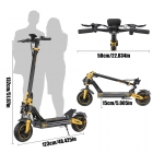 TWOFISH TW3 PRO Electric Scooter  1000W*2 Motor  52V 23Ah Battery  11 inch Tires  60km/h Max Speed  55km Range  Dual Disc Brake