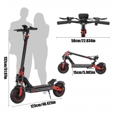 TWOFISH TW4 PRO Electric Scooter  1000W*2 Motor  60V 23Ah Battery  11 inch Tires  72km/h Max Speed  60km Max Range  Dual Disc B