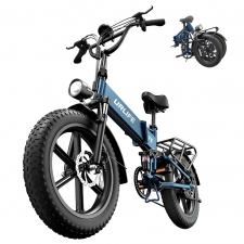 URLIFE T5 Electric Bike  750W Motor  48V 13Ah Battery  20*4 inch Tires  45km/h Max Speed  125km Max Range  Dual Disc Brakes  Fu