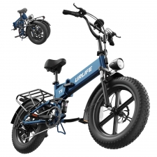 URLIFE T5 Electric Bike  750W Motor  48V 13Ah Battery  20*4 inch Tires  45km/h Max Speed  125km Max Range  Dual Disc Brakes  Fu