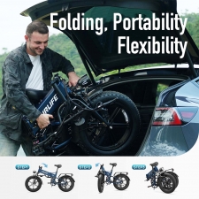 URLIFE T5 Electric Bike  750W Motor  48V 13Ah Battery  20*4 inch Tires  45km/h Max Speed  125km Max Range  Dual Disc Brakes  Fu
