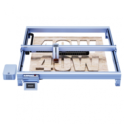 IKIER K40 MAX 40W Laser Engraver  850×800mm Large Area  600mm/s High-Speed  0 01mm Precision  Dual Gear Laser  0 08×0 1mm Ult