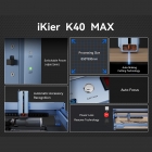 IKIER K40 MAX 40W Laser Engraver  850×800mm Large Area  600mm/s High-Speed  0 01mm Precision  Dual Gear Laser  0 08×0 1mm Ult