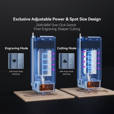 IKIER K40 MAX 40W Laser Engraver  850×800mm Large Area  600mm/s High-Speed  0 01mm Precision  Dual Gear Laser  0 08×0 1mm Ult