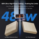 IKIER K40 MAX 40W Laser Engraver  850×800mm Large Area  600mm/s High-Speed  0 01mm Precision  Dual Gear Laser  0 08×0 1mm Ult