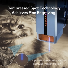 IKIER K40 MAX 40W Laser Engraver  850×800mm Large Area  600mm/s High-Speed  0 01mm Precision  Dual Gear Laser  0 08×0 1mm Ult