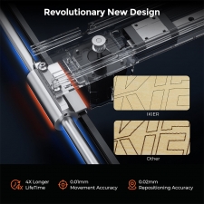 IKIER K1 Ultra 36W Laser Engraver  410mm×410mm Working Area  800mm/s Speed  0 08mm×0 1mm Laser Spot  0 01mm Precision  Auto F