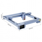 IKIER K1 Ultra 36W Laser Engraver  410mm×410mm Working Area  800mm/s Speed  0 08mm×0 1mm Laser Spot  0 01mm Precision  Auto F