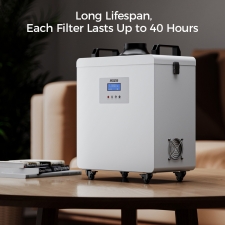 IKIER D4 Smoke Purifier  3-Layer Filtration  Adjustable Speed  Low Noise