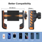Bike Phone Holder Handlebar Clamp  Motorcycle Scooter Phone Mount Holder for 0 71-1 57''  18-40mm  Diameter Handlebar  Compatib