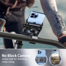 Bike Phone Holder Handlebar Clamp  Motorcycle Scooter Phone Mount Holder for 0 71-1 57''  18-40mm  Diameter Handlebar  Compatib