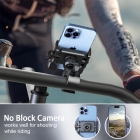 Bike Phone Holder Handlebar Clamp  Motorcycle Scooter Phone Mount Holder for 0 71-1 57''  18-40mm  Diameter Handlebar  Compatib