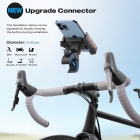 Bike Phone Holder Handlebar Clamp  Motorcycle Scooter Phone Mount Holder for 0 71-1 57''  18-40mm  Diameter Handlebar  Compatib
