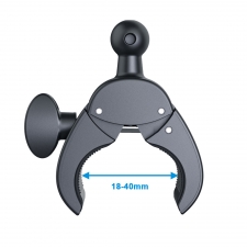 Bike Phone Holder Handlebar Clamp  Motorcycle Scooter Phone Mount Holder for 0 71-1 57''  18-40mm  Diameter Handlebar  Compatib