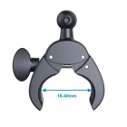 Bike Phone Holder Handlebar Clamp  Motorcycle Scooter Phone Mount Holder for 0 71-1 57''  18-40mm  Diameter Handlebar  Compatib