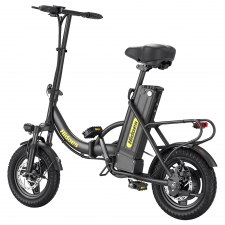 Hidoes C5 Folding Electric Bike  350W Motor  36V 10 4Ah Battery  14 inch Tires  25km/h Max Speed  28km Range  Front 