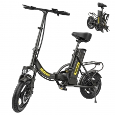 Hidoes C5 Folding Electric Bike  350W Motor  36V 10 4Ah Battery  14 inch Tires  25km/h Max Speed  28km Range  Front 