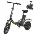 Hidoes C5 Folding Electric Bike  350W Motor  36V 10 4Ah Battery  14 inch Tires  25km/h Max Speed  28km Range  Front 