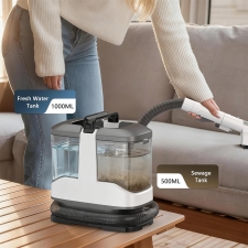 MAMNV C3 Portable Fabric Cleaner  13 000Pa Suction  500W Brush Motor  1 5m Flexible Hose  1000ml Clean 