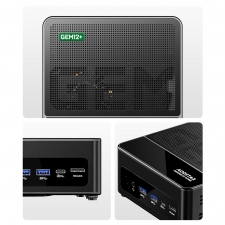 AOOSTAR GEM12  Mini PC Barebone  No RAM No SSD   AMD Ryzen 7 Pro 8845HS 8 Core Max 5 1GHz  HDMI2 1   DP1 4  USB4   Type-C 4K Fo