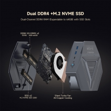 ALLIWAVA GH9 Mini PC  Intel Core i9-12900HK 14 Cores Max 5 0GHz  16GB RAM 1TB SSD  DP  8K@60Hz    HDMI  4K@60Hz    Type-C  4K@1