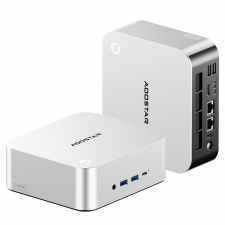 AOOSTAR MACO Mini PC Barebone  No RAM No SSD   AMD Ryzen 7 Pro 8845HS 8 Cores Max 5 1GHz  HDMI   DP   2*USB4 Four Screens Displ