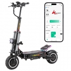 Halo Knight T107 Pro Electric Scooter  2025 Version   3000W*2 Motor  60V 38 4Ah Battery  11 inch Tires  95km/h Max Speed  80km 