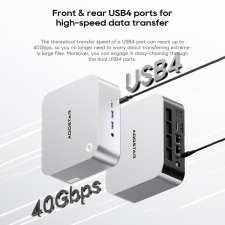 AOOSTAR MACO Mini PC  AMD Ryzen 7 Pro 6850H 8 Cores Max 4 7GHz  24GB LPDDR5 RAM 1TB SSD  HDMI DP 2*USB4 Quad Screen Display  Wi