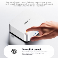 AOOSTAR MACO Mini PC  AMD Ryzen 7 Pro 6850H 8 Cores Max 4 7GHz  24GB LPDDR5 RAM 1TB SSD  HDMI DP 2*USB4 Quad Screen Display  Wi