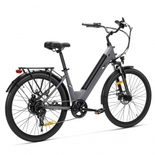 J2 ST Grey EU Plug Step-Thru 26in 36V15 6Ah 250W E-Bike