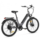 J2 ST Grey EU Plug Step-Thru 26in 36V15 6Ah 250W E-Bike