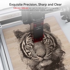 ATOMSTACK Swift Mini 3W Laser Engraver  135×145mm Working Area  0 04mm Laser Spot  10000mm/min Speed  AI Text-to-Image  Multi-