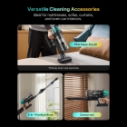 Vactidy V15 Max Cordless Vacuum Cleaner  65kPa Powerful Suction  600W Motor  60-Min Runtime  Flexible Tube  Green Light Dust De