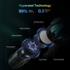 Vactidy V15 Max Cordless Vacuum Cleaner  65kPa Powerful Suction  600W Motor  60-Min Runtime  Flexible Tube  Green Light Dust De
