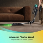 Vactidy V15 Max Cordless Vacuum Cleaner  65kPa Powerful Suction  600W Motor  60-Min Runtime  Flexible Tube  Green Light Dust De