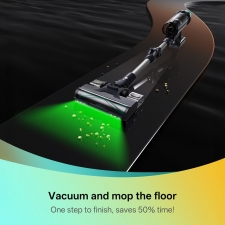 Vactidy V15 Max Cordless Vacuum Cleaner  65kPa Powerful Suction  600W Motor  60-Min Runtime  Flexible Tube  Green Light Dust De