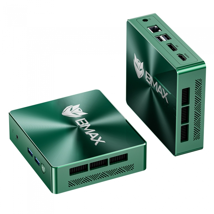 BMAX B6 Turbo Mini PC  Intel Core i5-8257U 4 Cores Up to 3 9GHz  16GB DDR4 RAM 512GB SSD  HDMI   DP Dual 4K Display  4USB 3 0 1
