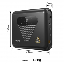 OUKITEL C01 Car Jump Starter  1350A Peak  27500mAh Sodium-Ion Battery  60W PD Fast Charging  12V Auto Battery Booster for Gas 8