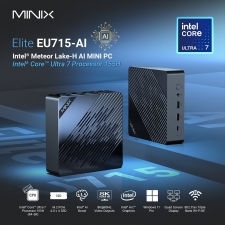 MINIX Elite EU715-AI Mini PC, Intel Core Ultra 7-155H 16 Cores Max 4,8GHz, 32GB DDR5 RAM 1TB SSD