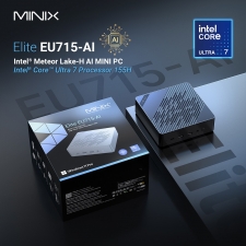 MINIX Elite EU715-AI Mini PC, Intel Core Ultra 7-155H 16 Cores Max 4,8GHz, 32GB DDR5 RAM 1TB SSD