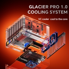 AOOSTAR WTR MAX 11 Bays NAS Mini PC Barebone  No RAM No SSD   Secondary Screen  AMD R7 Pro 8845HS 8 Cores Max 5 1GHz  HDMI DP U