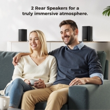 Ultimea Skywave F40 5 1 2 Channel Soundbar  Dolby Atmos  Bluetooth 5 4  400W Peak Power  App Control