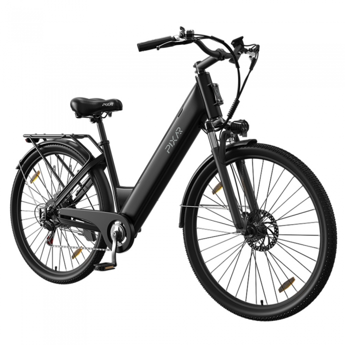 PIXAR C1 Electric Bike  250W Motor  36V 13Ah Battery  25km/h Max Speed  65km Range  27 5'×1 95' Tires  Shimano 7-Speed  150kg