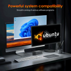 MINIHYPER U58 Mini PC  AMD Ryzen 7 5825U  8C/16T  Up to 4 5GHz   16GB DDR4 512GB NVMe SSD  Radeon Vega 8  Triple 4K Display  HD