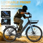 E·Bycco V1 Electric Bike  250W Motor  500W Peak   36V 15 6Ah Removable Battery  25km/h Max Speed  Up to 90km Range  28' Commut