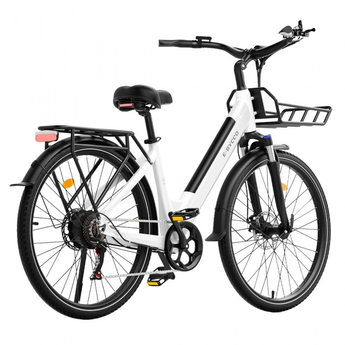 E·Bycco V1 Electric Bike  250W Motor  500W Peak   36V 15 6Ah Removable Battery  25km/h Max Speed  Up to 90km Range  28' Commut