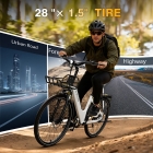 E·Bycco V1 Electric Bike  250W Motor  500W Peak   36V 15 6Ah Removable Battery  25km/h Max Speed  Up to 90km Range  28' Commut