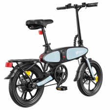 DYU C2 Foldable Electric Bike  250W Motor  48V 7 5Ah Battery  25km Max Speed  50km Range  16" All-terrain Tires  Dual Disc Brak