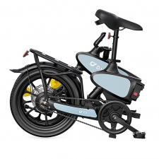 DYU C2 Foldable Electric Bike  250W Motor  48V 7 5Ah Battery  25km Max Speed  50km Range  16" All-terrain Tires  Dual Disc Brak
